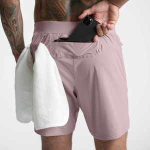 Pantalones Cortos Deportivos Personalizados <span class=keywords><strong>para</strong></span> <span class=keywords><strong>Hombre</strong></span>, 100% Poliéster, Ligeros, de Secado Rápido, <span class=keywords><strong>para</strong></span> <span class=keywords><strong>Gimnasio</strong></span> y Correr - Product Image 2