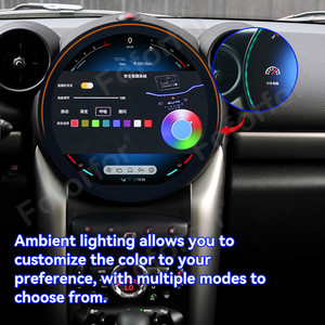 Autoradio <span class=keywords><strong>GPS</strong></span> tactile Android 15 de 11,8 pouces Foforfor Qualcomm <span class=keywords><strong>pour</strong></span> <span class=keywords><strong>MINI</strong></span> <span class=keywords><strong>COUNTRYMAN</strong></span> R60 2011-2016 avec éclairage d'ambiance - Product Image 4
