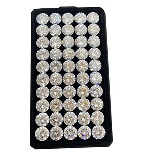 Wuzhou 0.8-10mmスターカットジルコン卸売マシンカット5AホワイトカラーキュービックジルコニアストーンルーズCZダイヤモンド - Product Image 6