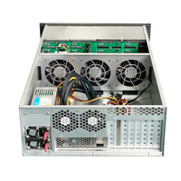Casing Server Jbod Nas 4u 24bays dengan Kartu Ekspander 12G dan Catu Daya 550w Stasiun Docking Hdd