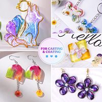 Kit de colle UV transparente en acrylique pour la fabrication de bijoux DIY, pendentifs, accessoires, collage de cristaux, anti-jaunissement