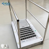 Machine de nettoyage de semelles en acier inoxydable 304 pour atelier sans poussière, station de nettoyage de semelles pour laboratoire, partenaire de douche d'air