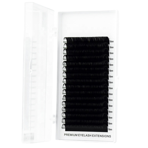 NQ LASHES Cils synthétiques volume intense faits à la main, emballage personnalisé, épaisseur 0.03/0.05mm, doux naturel, fini mat, effet cachemire russe - Product Image 3