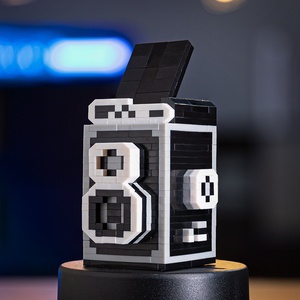 DIY Camera Animals Nature Micro-Particle Assembly Mini Model Plastic Building <span class=keywords><strong>Blocks</strong></span> Ornaments 6705-6709 40-Piece DIY Toy <span class=keywords><strong>Drop</strong></span> - Product Image 4