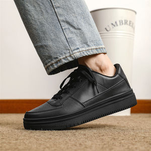 Nouvelles chaussures de skate classiques pour hommes, petites chaussures blanches à lacets, chaussures de marche tendance, design lumineux, grandes tailles, personnalisables - Product Image 5