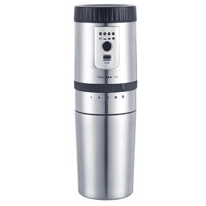 Mini molinillo de café portátil, cuchilla de acero inoxidable, carcasa de plástico recargable por USB para uso en viajes - Product Image 3