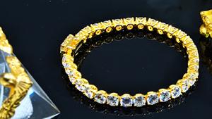 Venta al por mayor 9K <span class=keywords><strong>14K</strong></span> 18K Real Solid <span class=keywords><strong>Gold</strong></span> Iced Out Jewelry 4mm <span class=keywords><strong>Diamond</strong></span> 10ct in Total <span class=keywords><strong>Tennis</strong></span> Chain <span class=keywords><strong>Bracelet</strong></span> - Product Image 3