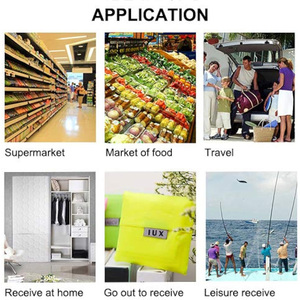 Sacs de courses pliables et lavables, écologiques et réutilisables, en tissu Ripstop, pour la mode et l'épicerie, design fournisseur - Product Image 6