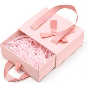 Draw-out pink gift <b>box</b>, suitable for gift giving, <b>empty</b> small gift <b>box</b>, can be customized according to needs - Product Image 1