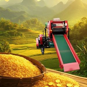 เครื่องอัดฟางแบบพกพาความแม่นยำสูง เครื่องอัดฟางม้วนกลมขนาดเล็กแบบไฟฟ้า สำหรับเศษโลหะ หญ้าหมัก ขี้เลื่อย พร้อมตาข่ายพันม้วนขนาดใหญ่ - Product Image 2