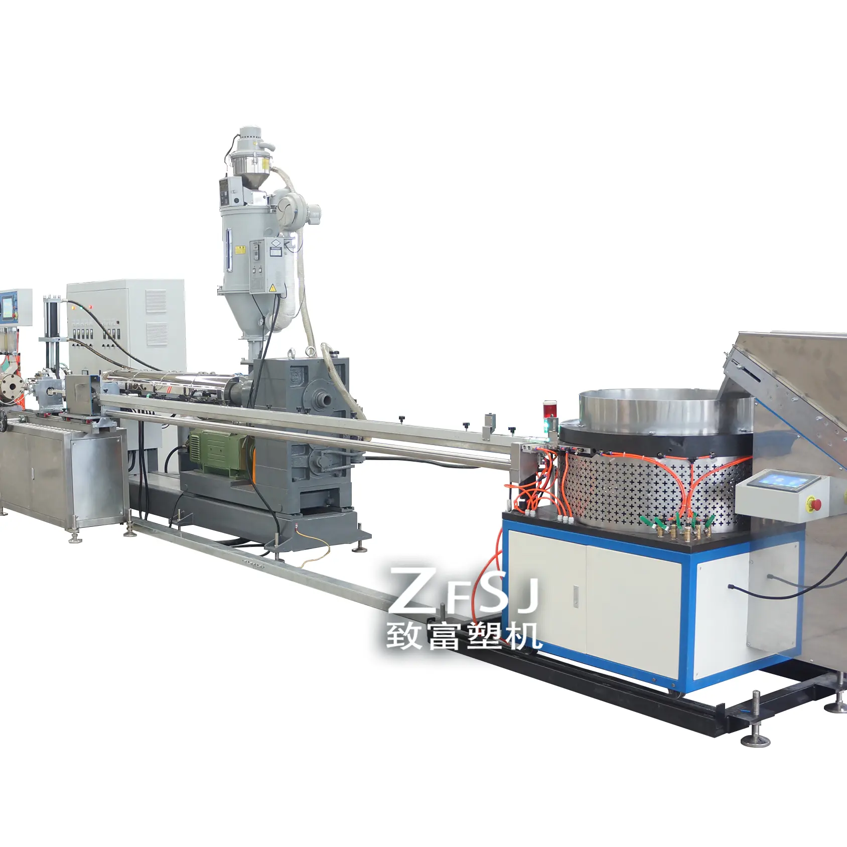 production lines extruder Inline flat dripper drip irrigation pipe making machine