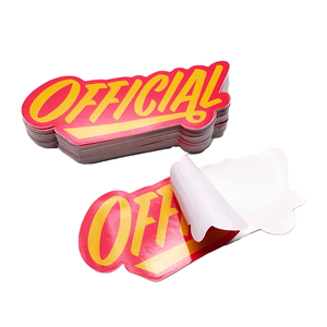 カスタムブランド包装楽しい電話ケース印刷PVCラベルUVステッカー自己接着型切断パーソナライズされたロゴ防水 - Product Image 1