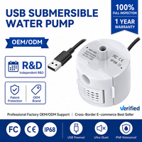 Großhandel OEM ODM Mini-Wasserpumpe USB-Betrieben Ultra-Leise Tauchpumpe Lebensmittelechtes ABS Ersatzpumpe für Katzenbrunnen