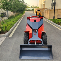 Chargeuse compacte sur pneus de haute qualité Euro 5 CE EPA 4 roues motrices pour l'agriculture et la construction