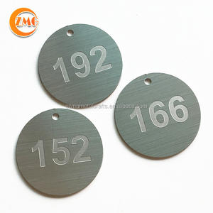 Venta caliente de alta calidad personalizado grabado único número placas de metal - Product Image 4