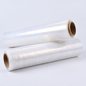 <span class=keywords><strong>Film</strong></span> étirable LLDPE industriel transparent et lisse, largeur 50 cm et longueur 300 m, pour l'emballage de palettes et l'emballage industriel - Product Image 1