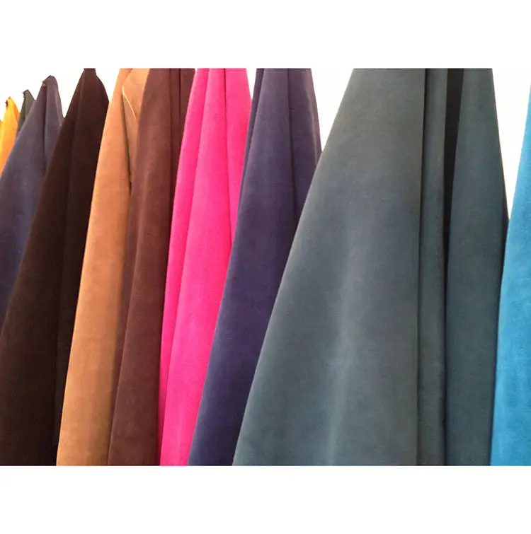 Ovelha couro camurça dividida para vestuário t-shirts saias sacos