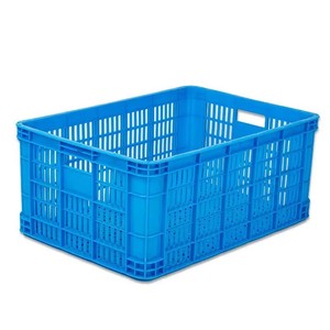 Yue Hong Plastic <b>Crates</b> 40x30x25 Cm Thickened Drop Resistant General Purpose Turnover Box For Fruits Vegetables <b>Storage</b> - Product Image 3