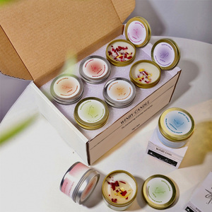 Coffret Cadeau Spirituel Marque Blanche L06 – Bougies en Cire de Soja en Boîte Métallique, 12 Signes du Zodiaque, Bougies Parfumées Constellation pour Décoration de Fêtes - Product Image 6