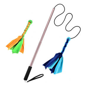 Tongkat penggoda dapat diperpanjang anjing tiang menggoda interaktif tug of war yang ditingkatkan - Product Image 5