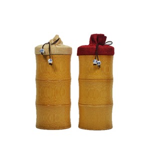 <b>Bamboo</b> Tea Canister Gift Set With <b>Bamboo</b> Lid Storage <b>Container</b> For Tea Packaging Craft Gift Use - Product Image 3