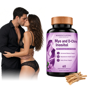 Capsules personnalisables de complexe d'inositol végétal avec Ashwagandha pour le bien-être féminin et le soutien hormonal - Product Image 1