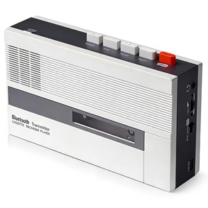 Lecteur de cassettes portable style Walkman, design rétro des années <span class=keywords><strong>80</strong></span>, avec fonction d'auto-réversement, alimentation USB, matériau ABS - Product Image 1