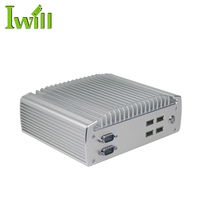 Le Fanless PC Intel Celeron J1900 Industrial integrado de Hardware de computadora Industrial Mini IPC X86 POS