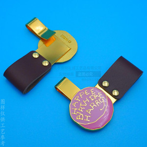 Clip Metálico para Bolígrafo Plataforma 9 3/4 con Correa de Cuero para Regalos de Papelería - Product Image 3