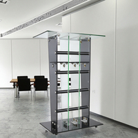 Podium Ekintop Podiums d'église Carton transparent École extérieure Mobilier commercial moderne Pupitre de chaire