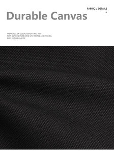 2025 Modischer Großraum-Canvas-Baumwollbeutel mit Kordelzug, Reise-Rucksack - Product Image 3