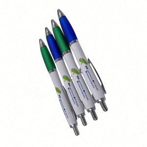 Hot Selling Fashion Ballpoint <b>Pens</b> Custom Logo Cheap Promotional <b>Pens</b> <b>Blue</b> Black Ink Durable Silk Screen Printed - Product Image 2