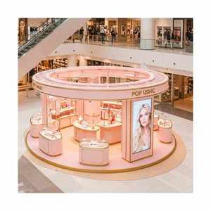 Vitrine de Luxe pour Bijoux avec Éclairage <span class=keywords><strong>LED</strong></span>, Écologique, Robuste, Finition Vernie, Étagère Arrière en <span class=keywords><strong>Verre</strong></span>, Type Pop-Up - Product Image 4