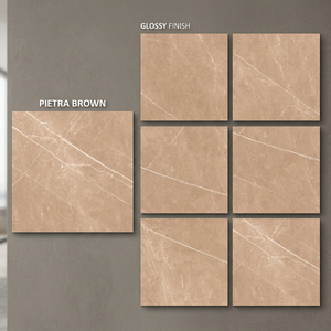 Azulejos de Porcelana Pulpi Choco 800x800mm, Totalmente Pulidos y Esmaltados, Efecto Mármol Chocolate para Pisos - Product Image 6