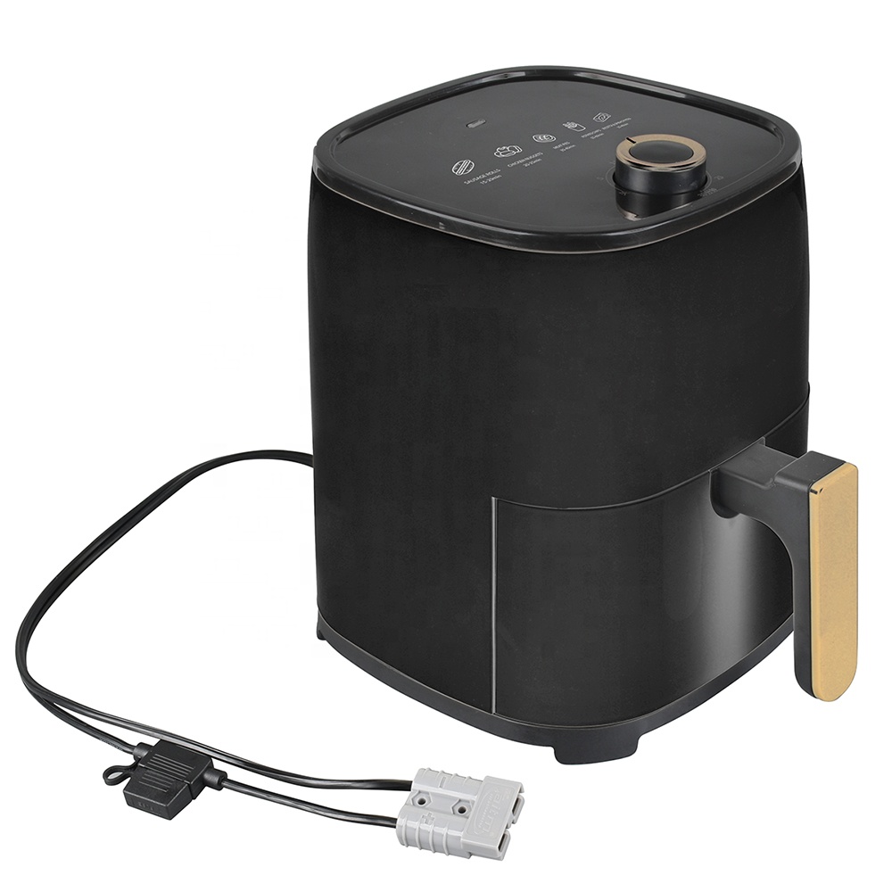 Portable 24V RV Air Fryer 280W 3L with Cigarette Lighter Plug