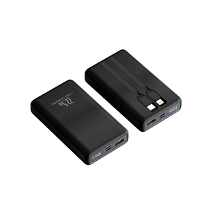 Nhà Máy Giá xách tay 10000mAh công suất cao ngân hàng điện với 22.5 Wát 2 cáp cho trạm thiết bị di động - Product Image 4