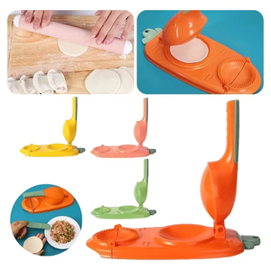 2 in 1 Dumpling Skin Press Maker Manual Dough Molding Tool Set for Kitchen Pressing Pie Molder - Product Image 3