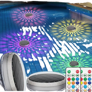 Luz Flotante Solar LED RGB Recargable a Prueba de Agua IP67 con Control Remoto <span class=keywords><strong>para</strong></span> Decoración de <span class=keywords><strong>Piscinas</strong></span> - Product Image 1