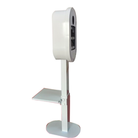 Fabricant professionnel de cabines photo : Coque ovale pour cabine photo, idéale pour les fêtes et les selfies, compatible avec les iPad Pro et les appareils photo reflex numériques.