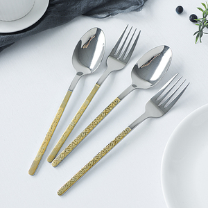 Cubiertos de boda de Oriente Medio 24 piezas 36 piezas Juego de cubiertos de acero inoxidable 201 para <span class=keywords><strong>12</strong></span> <span class=keywords><strong>personas</strong></span> - Product Image 5