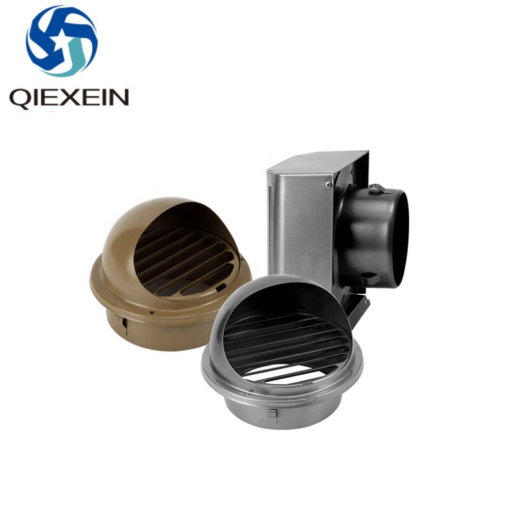 Qiexein 304 Rvs Air Vent Hvac Systeem Afzuigkap Luchtuitlaat Vent Keuken Duct Vent