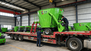 Nuevo Mezclador de Alimentos TMR con Tracción, Accionado por Tractor de 50HP+, con Estabilizadores Hidráulicos, 2 Ton/H, Material de Aleación, para Pastoreo en Montaña - Product Image 4