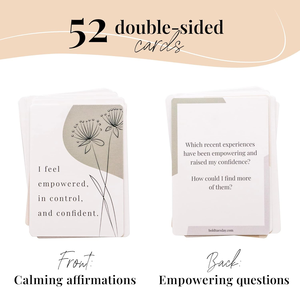 Tarjetas de afirmación de impresión personalizada, tarjeta de <span class=keywords><strong>cita</strong></span> motivacional, tarjetas de afirmación de salud mental - Product Image 3