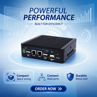 Nuevo Producto: Mini Computadora IoT con Ranura VESA DIN, Intel BayTrail N95/N100/N150, Doble LAN Gigabit, 2 COM, Sin Ventilador