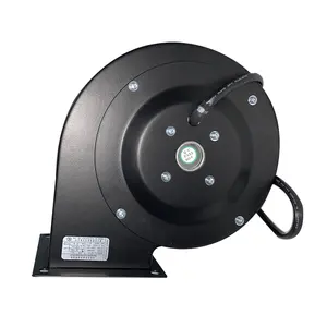 مروحة جهاز الطرد المركزي, مروحة 140-62 مللي متر IP54 4 سلك مروحة شعاعي صغير 201 cfm 1800 rpm منفاخ الهواء الطرد المركزي تيار مستمر 24V 48V فرن مروحة الطرد المركزي