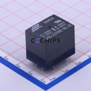 SRE-12VDC-SL-2C Power Relay Through hole Component (THT),17x22.6mm Relay 12V 2 Changeover: 2C (DPDT-Changeover)::: 8 250V-AC - Product Image 1