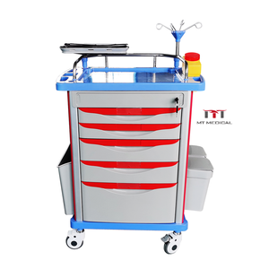 MT 의료 장비 병원 가구 ABS 비상 트롤리 카트 판매 - Product Image 5