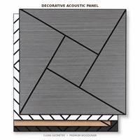 Panneaux acoustiques en feutre PET de 12x12 pouces, lot de 16 panneaux muraux insonorisants en placage de bois pour l'intérieur de la maison et du bureau