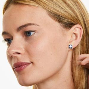 High Shine 925 <b>Sterling</b> <b>Silver</b> Moissanite Diamond <b>Stud</b> Earrings Elegant Women's Everyday Fine Jewelry Wedding Birthday - Product Image 3