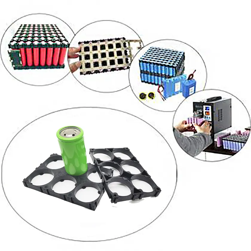 オンラインカスタム32650調整可能なハニカムバッテリーホルダープラスチックリチウムイオンバッテリーバッテリーブラケット